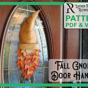 Fall Gnome Door Hanger - Digital Pattern, Printable PDF