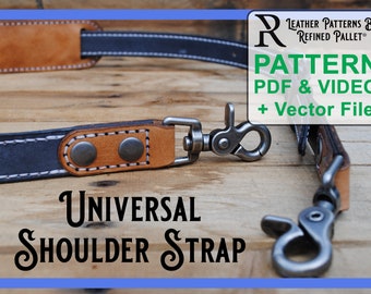 Universal Shoulder Strap - Digital Pattern, Printable PDF & Vector Files