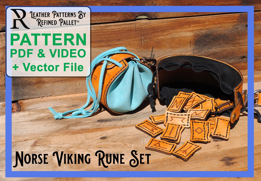 Norse Viking Rune Set - Digital Pattern, Printable PDF & Vector Files ...