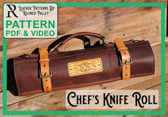 Chef's Knife Roll - Digital Pattern, Printable PDF
