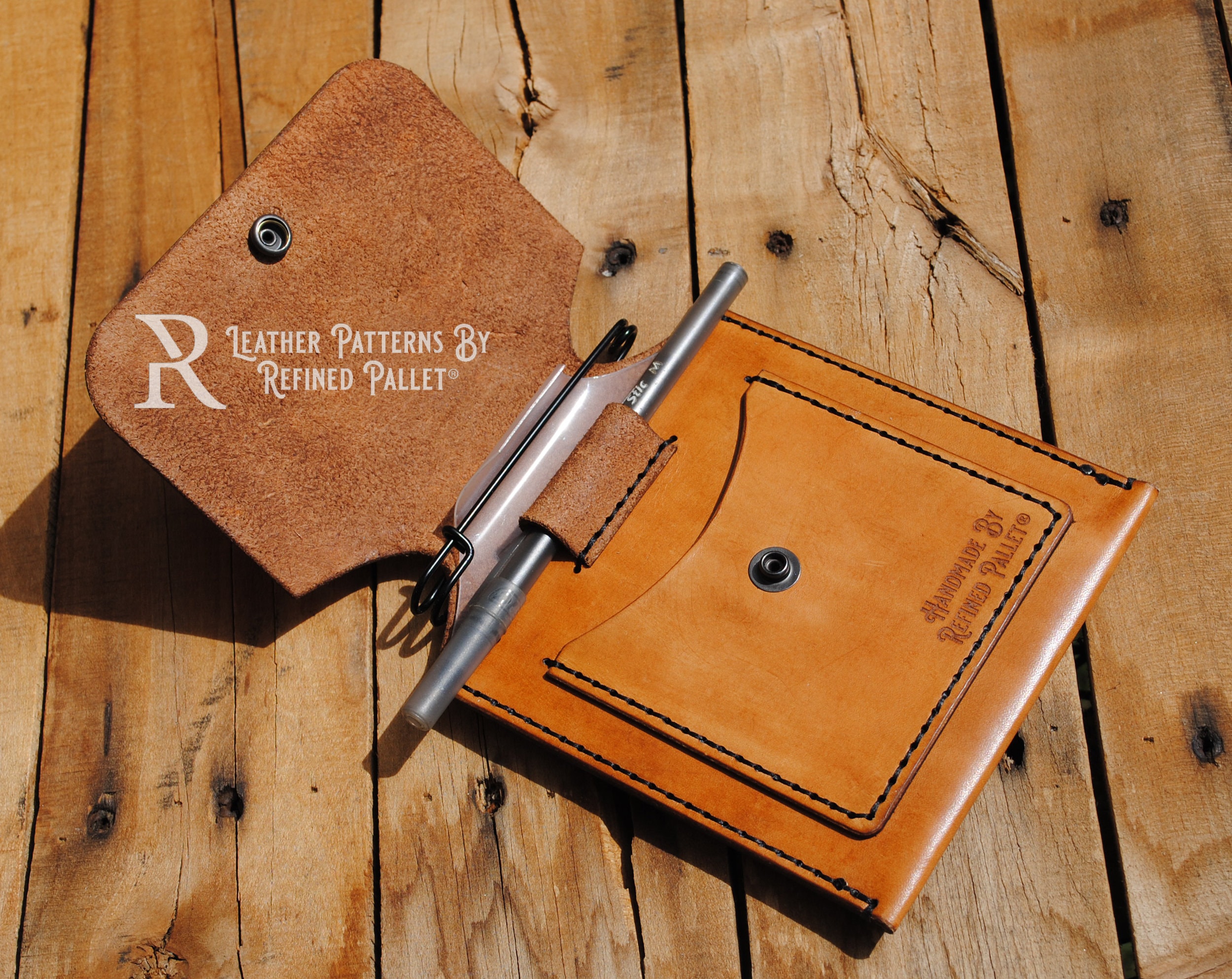 Leather Fish & Hunting License Holder Digital Pattern, Printable PDF