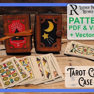 Porte-cartes de tarot - Motif numérique, PDF imprimables et fichiers vectoriels