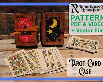Tarot Card Case - Digital Pattern, Printable PDF & Vector Files