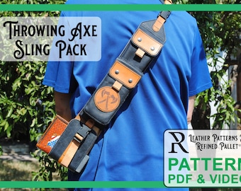 Throwing Axe Sling Pack - Digital Pattern, Printable PDF
