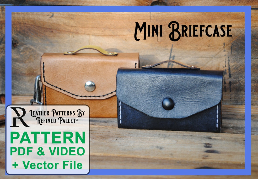Mini Briefcase - Digital Pattern, Printable PDF & Vector Files - Etsy
