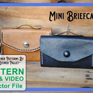 Mini maletín - Patrón digital, archivos PDF y vectoriales imprimibles