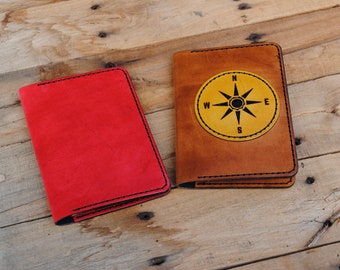 Leather Passport Wallet - Finished