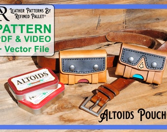 Altoids Tin Pouch - Digital Pattern, Printable PDF & Vector Files