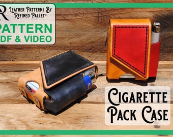 Estuche para riñonera de cigarrillos - Patrón digital, PDF imprimible
