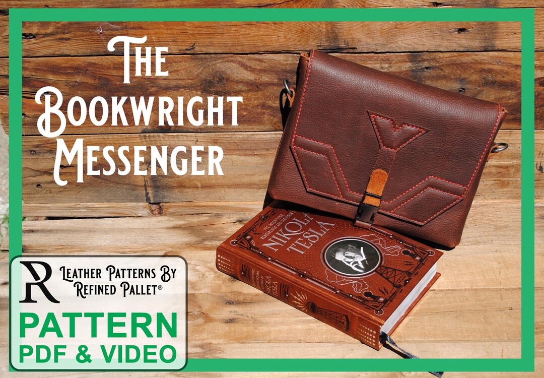 Bookwright Lettering The Bookwright Messenger - Digital Pattern, Printable PDF - Etsy