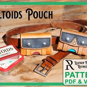 Bolsa de hojalata para Altoids - Patrón digital, PDF imprimible