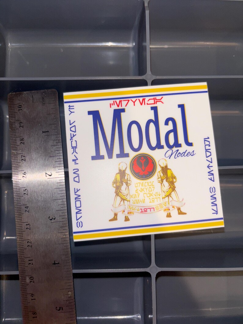 Modal Price Logo Sticker Modelo Inspired Star Wars Beer Label Sticker - Etsy