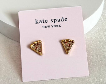 kate spade pizza stud earrings Gift for her