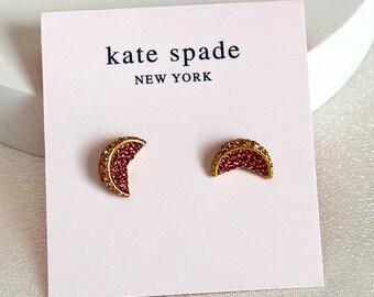 kate spade passion fruit stud earrings Gift for her