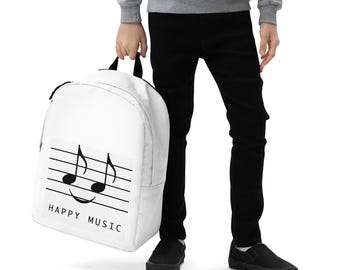 Happy Music Minimalist Backpack