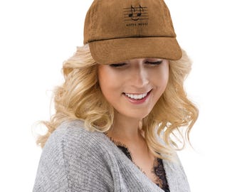 Happy Music Corduroy Hat