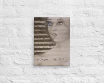 Sapphire - Canvas with music in the background