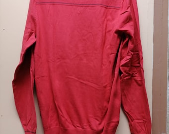 plain red sweater size S kaporal