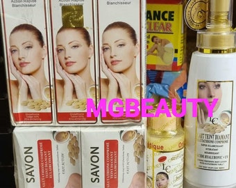 Glutathione Comprime Super Fort Whitening Lotion Face Cream, serum, soap and tubecream