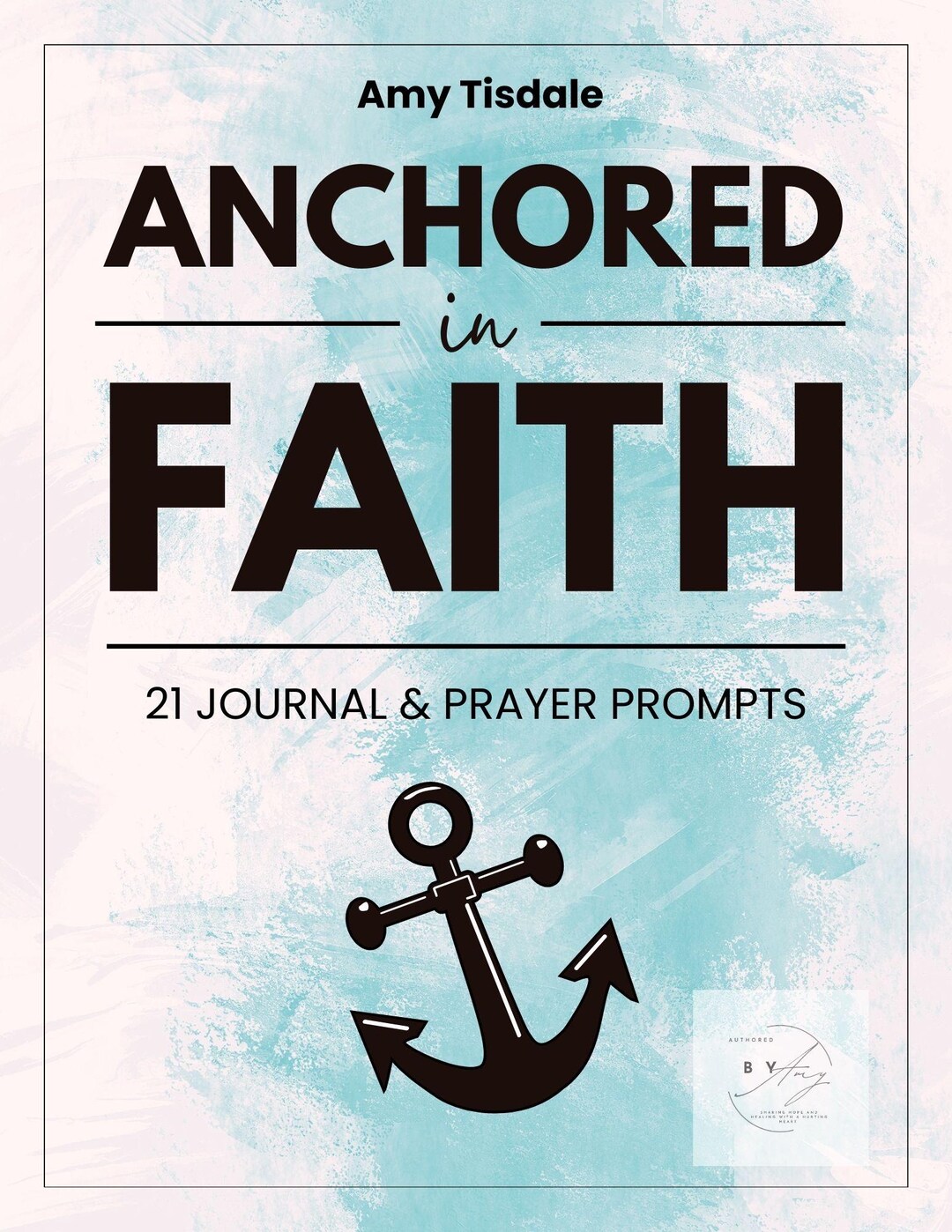 Prayer Journal Anchored in Faith Etsy