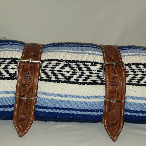 Leather Blanket Roll/ Motorcyle Blanket Carrier/bedroll/serape Etsy