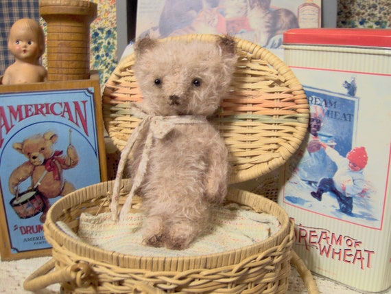 Mohair Artist Bear Vintage Primitive Style Dexter E Pattern | Etsy