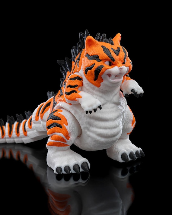 ビセルカ　レドラプラスチック　LEDRAPLASTIC スクルージ Catzilla / Godzilla / Movable Cat Reptile / Articulated Figure - Etsy