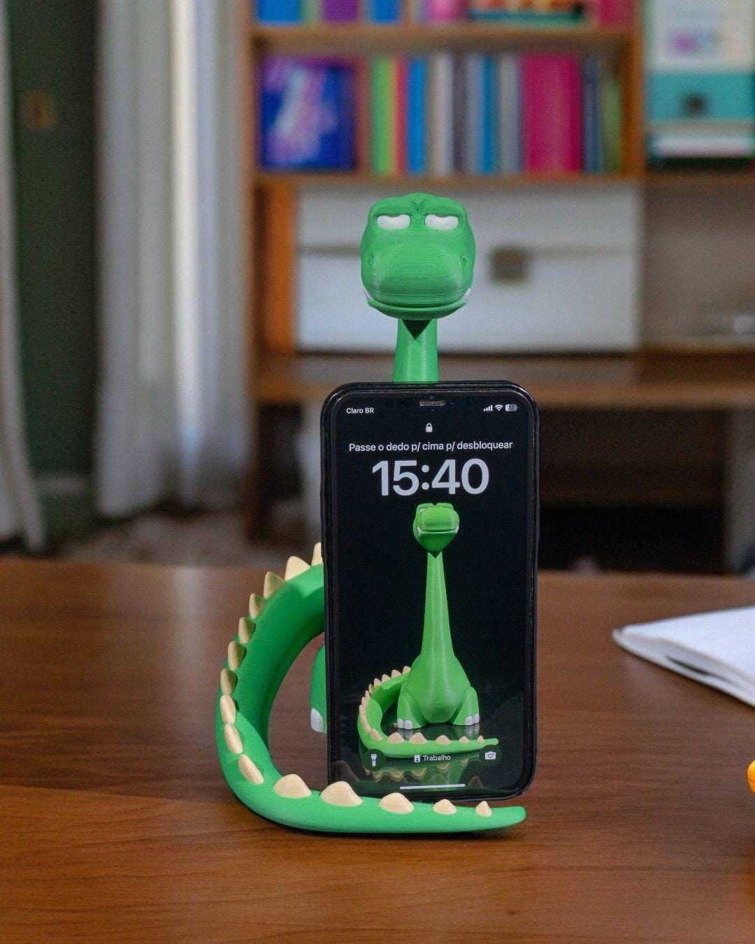 Children's mobile phone holder Dino