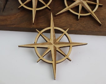 10 pcs wooden wind rose. party gift double craft shape ply entertainment handmade handcraft handicraft baby coloring color by hand