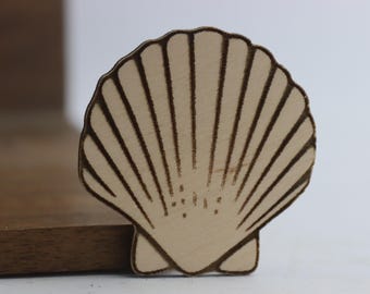 10 pcs wooden shell. gift double craft shape ply entertainment handmade handcraft handicraft sea food baby coloring by hand snail rapana