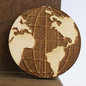 10 peças globo de madeira. presente duplo artesanato forma ply entretenimento artesanal artesanato boneca bebê mapa do mundo espaço natal