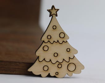 10 pcs wooden christmas tree. new year party gift double craft shape ply entertainment handmade handcraft handicraft coloring color by hand