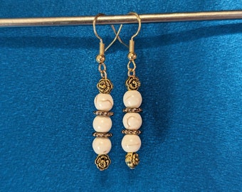 Pearl Stone Earrings