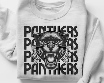 Panthers PNG JPEG Panthers Poster Panther Sublimation Print Shirt Panther Mascot