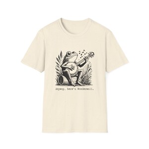 Retro Frog Shirt Vintage Style Banjo Tee Wonderwall Shirt Funny Hipster Tshirt Bluegrass Country Music image 5