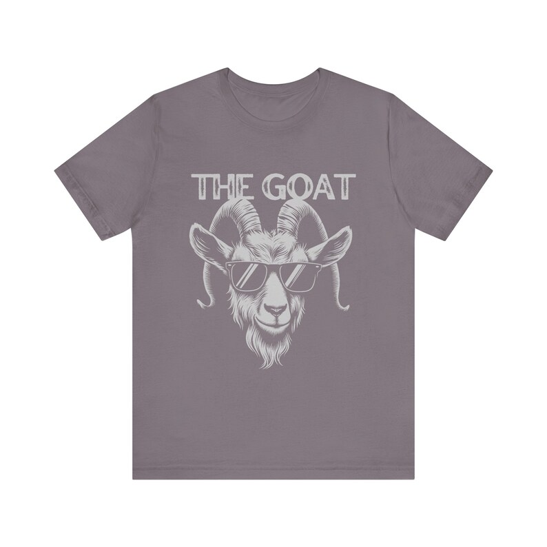 The Goat Shirt Goat T Shirt Cool Goat Mascot Tee Unisex Jersey Short Sleeve Tee Retro Style Graphic Greatest of All Time image 9