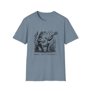 Retro Frog Shirt Vintage Style Banjo Tee Wonderwall Shirt Funny Hipster Tshirt Bluegrass Country Music image 2