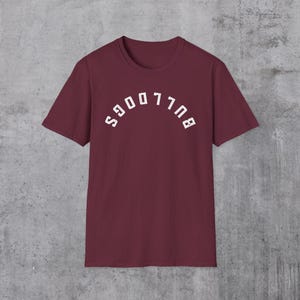 Bulldogs Mascot Upside Down Logo Shirt Bulldogs Shirt Bulldogs Baseball Bulldogs Team Spirit Retro Bulldogs Shirt Back to School Teacher Tee image 5