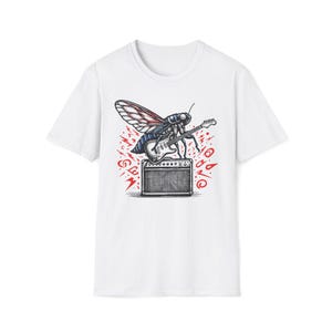 The Cicadas North American Tour Cicada Shirt Insect Shirt Nature Shirt Retro Band Shirt Unisex Softstyle T-Shirt Vintage Band Tee