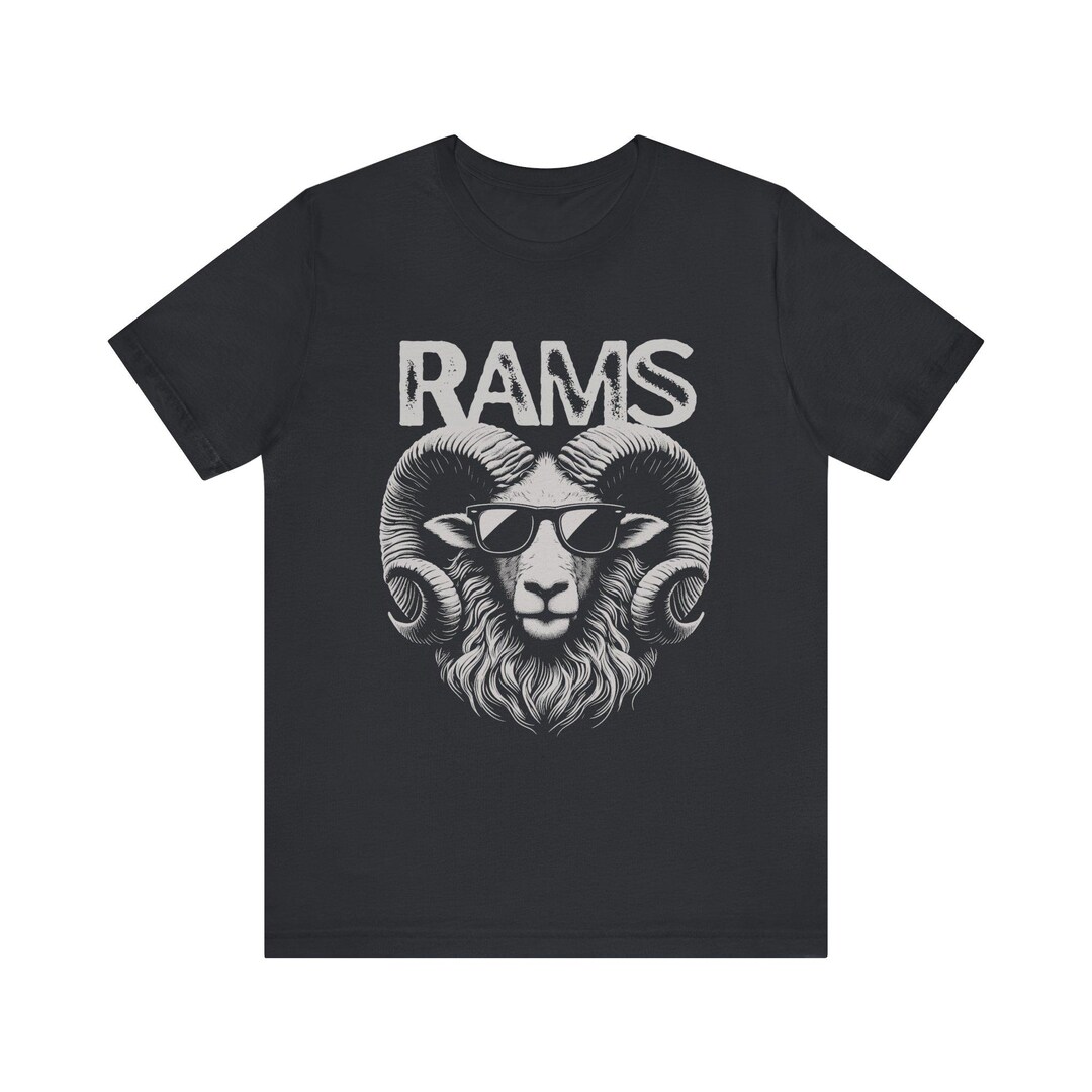 Really Cool Rams Rams Shirt Cool Rams Mascot Tee Unisex Jersey Short Sleeve Tee Retro ...