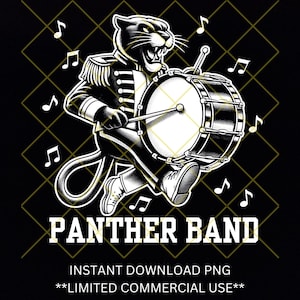 Panther Marching Band PNG Panther Band PNG Panther Band Mom Band Boosters PNG Band Teacher Gift Marching Band Shirt Panther Band Shirt