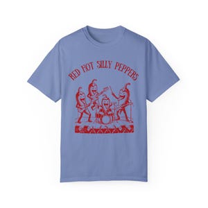 Red Hot Silly Peppers Comfort Colors estilo anos 90 Retro Engraçado Rock Band Camiseta Músico Presente Silly Tee Snarky Tee Tiktok Meme Camiseta Guitarra imagem 7