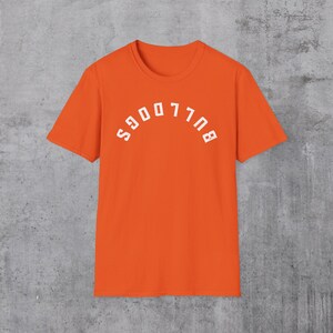 Bulldogs Mascot Upside Down Logo Shirt Bulldogs Shirt Bulldogs Baseball Bulldogs Team Spirit Retro Bulldogs Shirt Back to School Teacher Tee image 4