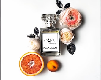 Peach Delight | Inspired | Cavell Spray Perfume Gift For Women Peach Damask Rose
