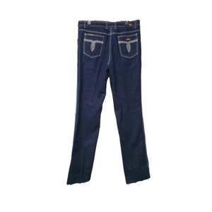 70s - 80s DEADSTOCK! Choppers dark was denim jeans . size 38