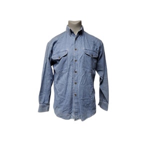 90s Chaps Ralph Lauren denim long sleeves . size M