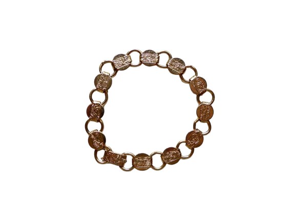 SARAH COV disc goldtone bracelet - image 2