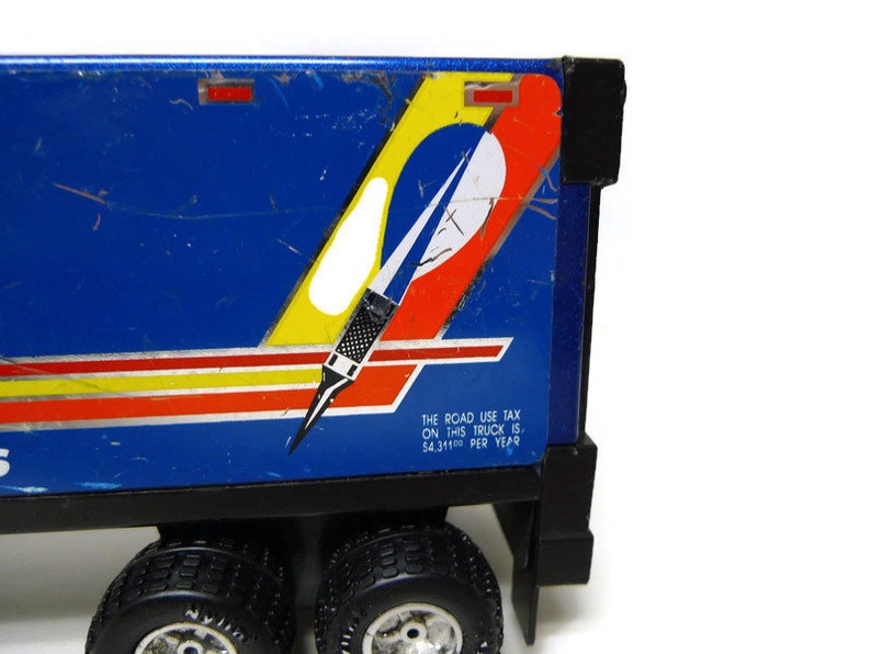 Blue Dart Highway Hauler Express . Nylint Pressed Steel Toy Etsy