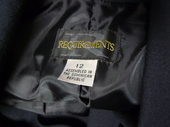 90s Requirements black blazer . size 12 - image 4