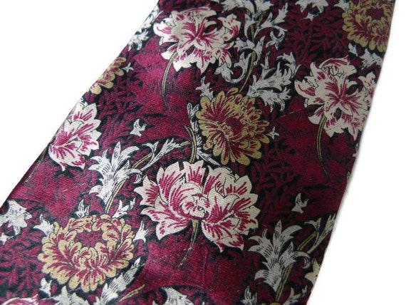 90s - 00s floral all necktie . made in USA - image 6